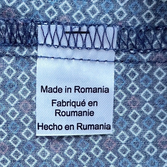 Haupt Germany Geometric Button Front Shirt Top - Picture 6 of 10